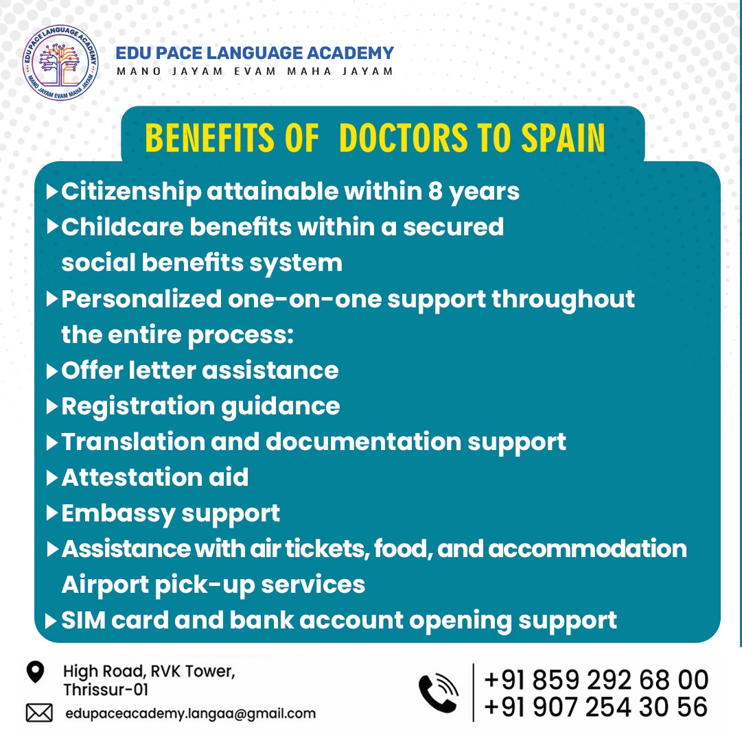 Doctors To Spain Thrissur